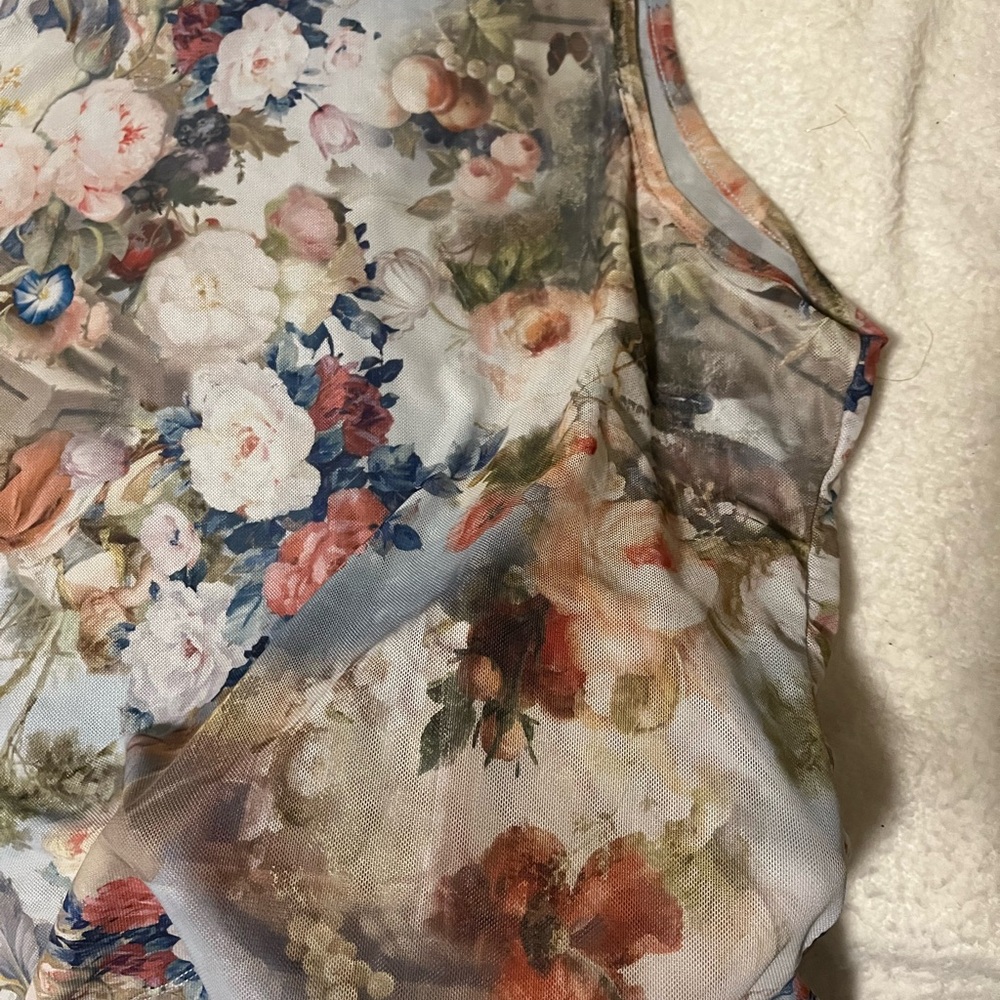 Cottagecore Fairy Whimsical Mesh Top - Picture 2 of 2